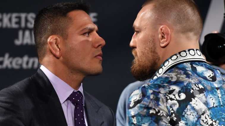 Rafael Dos Anjos Playfully Claps Back at Conor McGregor Over UFC 303 Injury Withdrawal