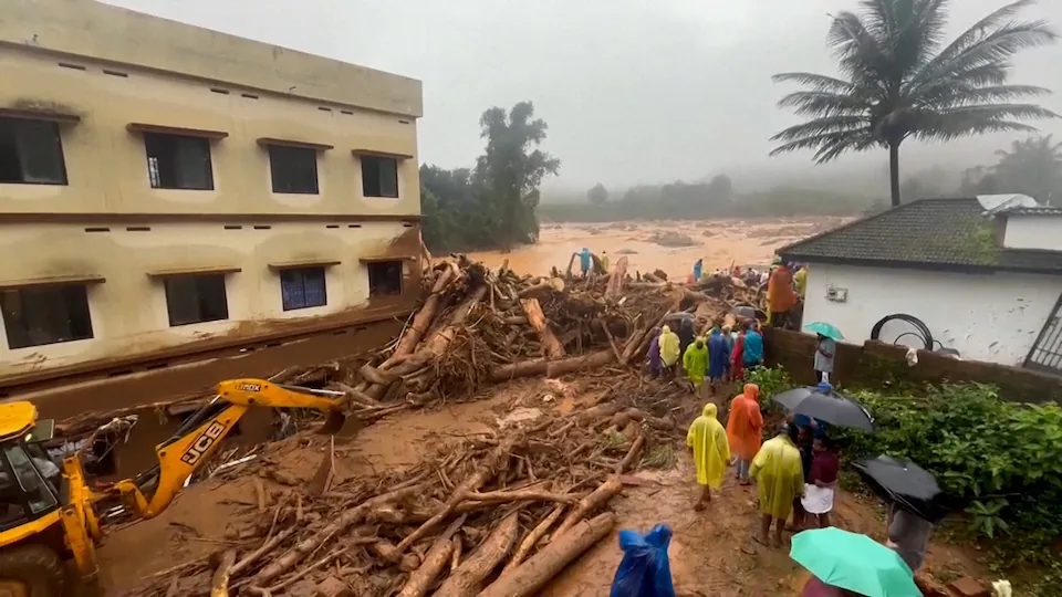 Landslides Devastate Kerala as Rescue Efforts Continue Amid Heavy Rains