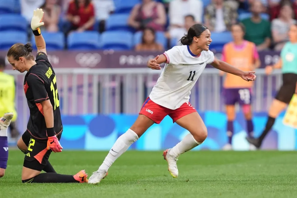 US Women's Soccer Team Advances to Gold Medal Match at 2024 Paris Olympics with Win Over Germany