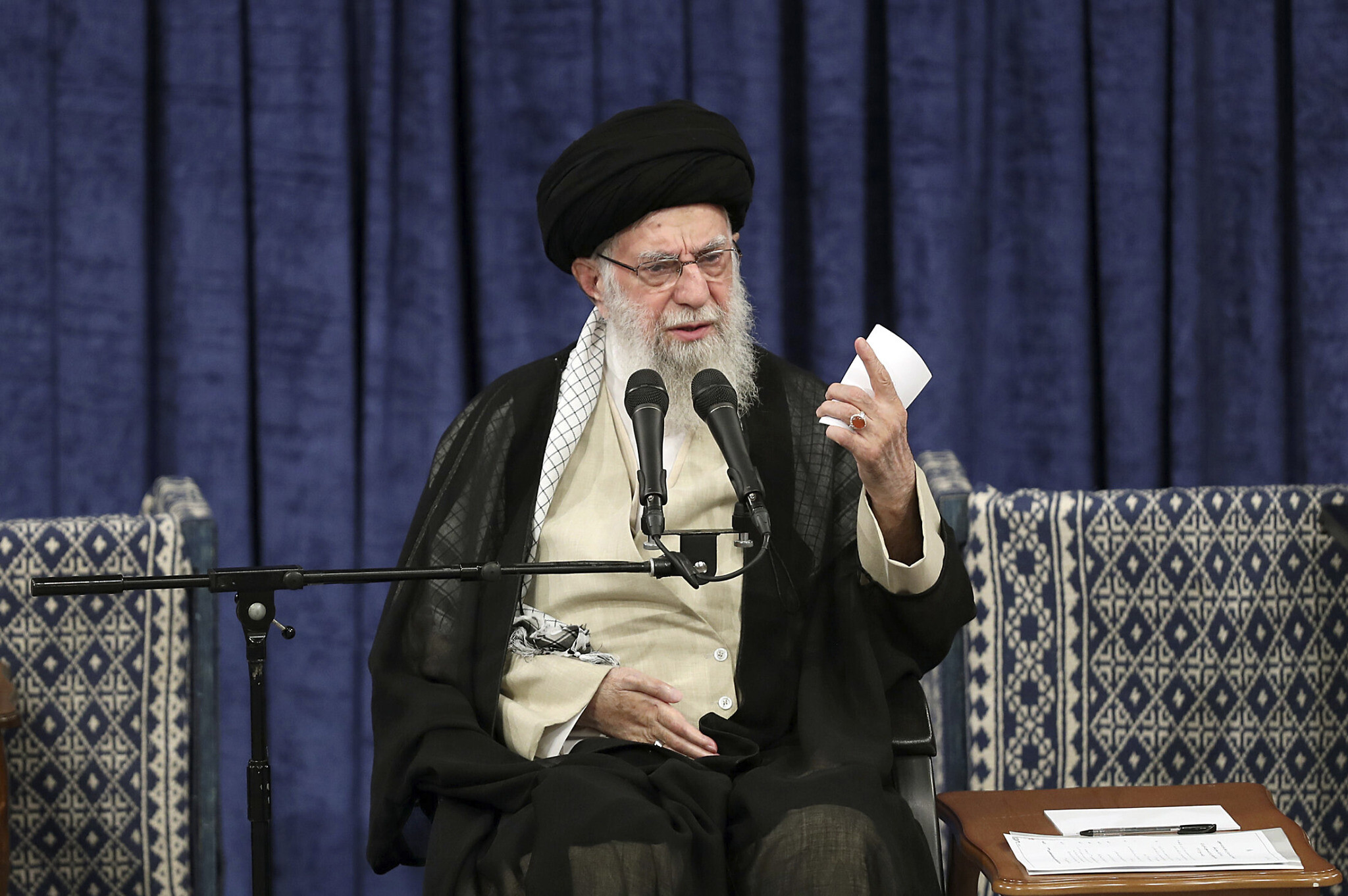 Iran's Khamenei Vows Revenge Following Death of Hezbollah Leader in Israeli Airstrike