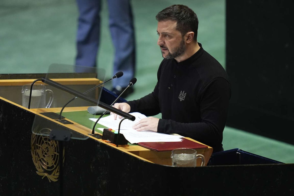 Zelensky Warns of Russian Plans to Attack Ukrainian Nuclear Plants in UN Address